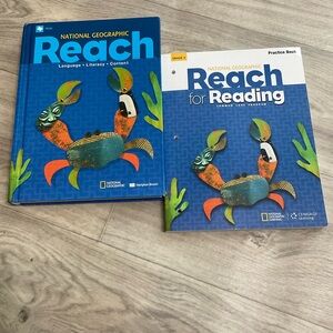 Reach F Student Anthology National Geographic Reach Book  & Practice book Gr 5
